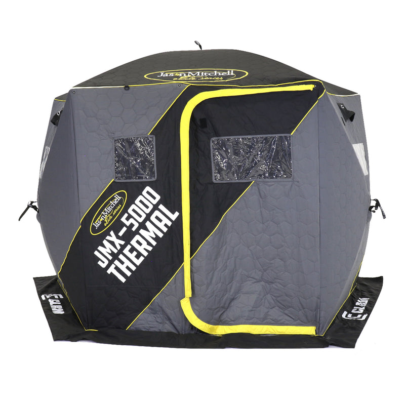 Clam Jason Mitchell X5000 Thermal Pop Up Ice Fishing Shelter Tent (Open Box)