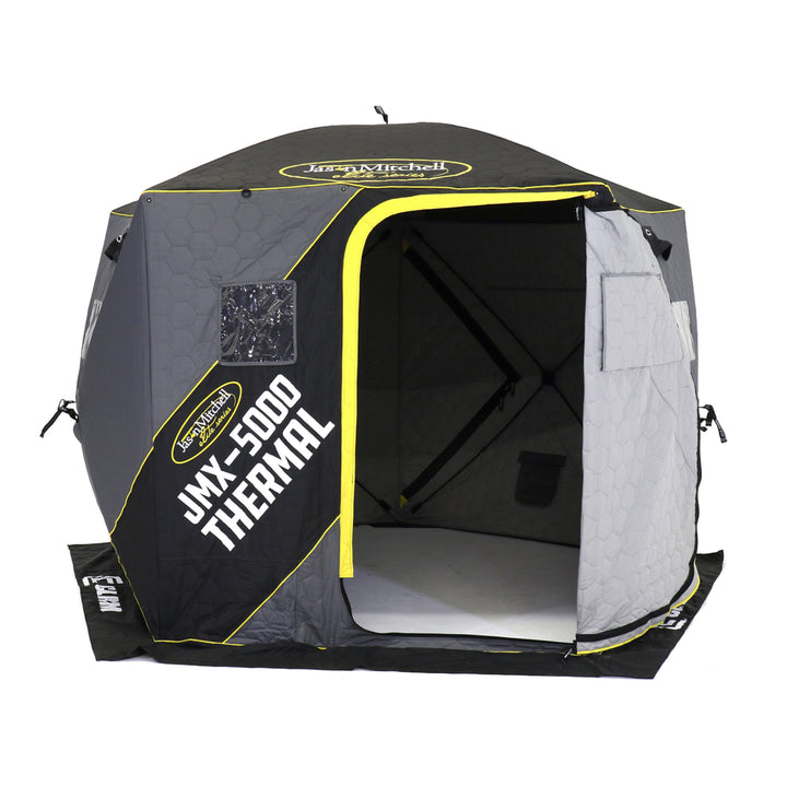 Clam Jason Mitchell X5000 Thermal Pop Up Ice Fishing Shelter Tent (Open Box)