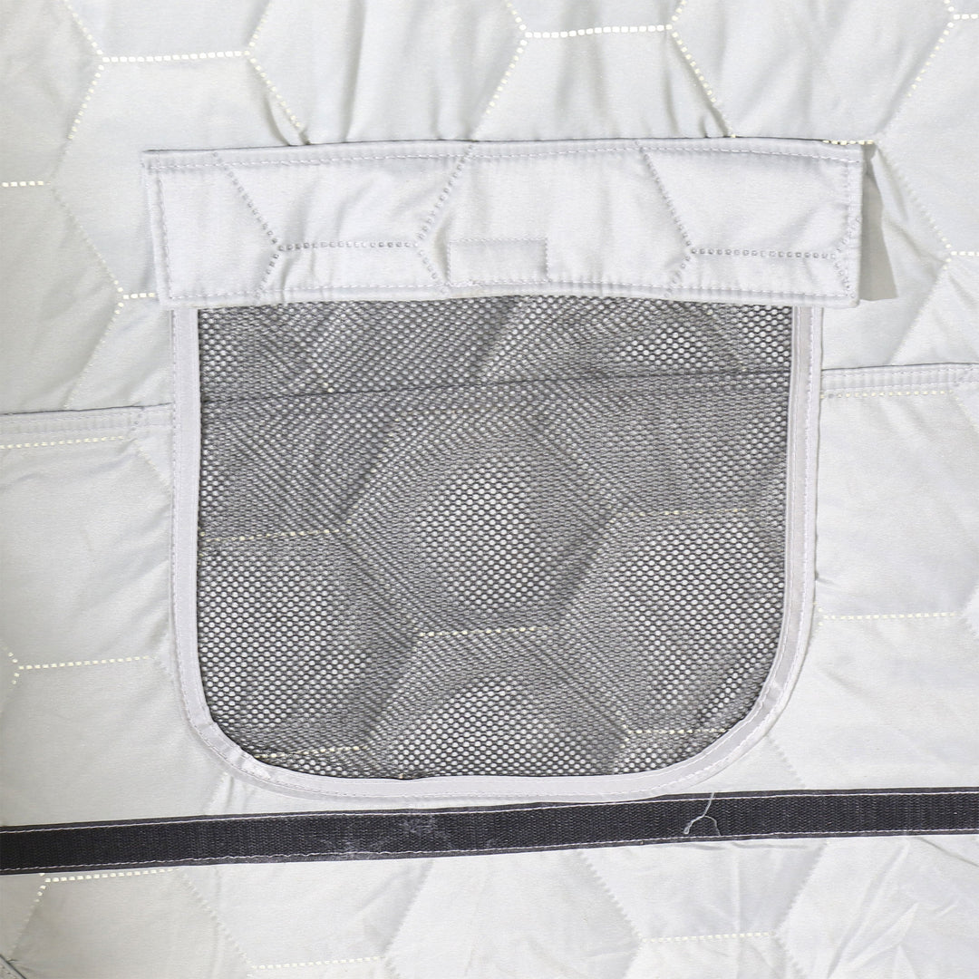 CLAM Portable 9 Ft Jason Mitchell X5000 Ice Fish Thermal Hub Shelter Tent (Used)