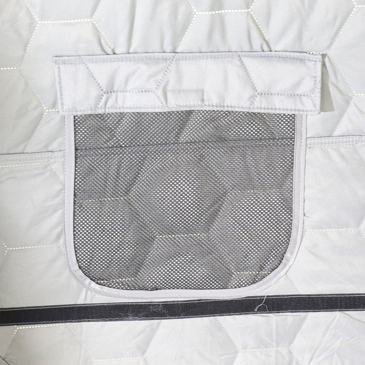 CLAM Portable 9 Ft Jason Mitchell X5000 Ice Fish Thermal Hub Shelter Tent (Used)