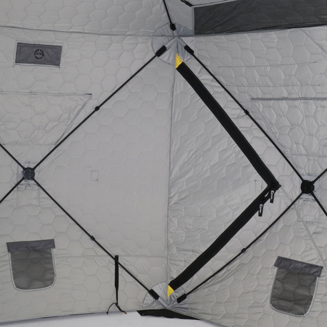 Clam Jason Mitchell X5000 Thermal Pop Up Ice Fishing Shelter Tent (Open Box) - VMInnovations