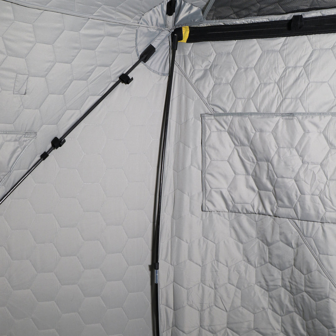 Clam Jason Mitchell X5000 Thermal Pop Up Ice Fishing Shelter Tent (Open Box) - VMInnovations