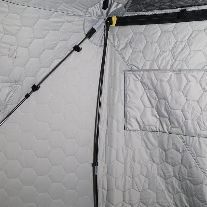 Clam Jason Mitchell X5000 Thermal Pop Up Ice Fishing Shelter Tent (Open Box) - VMInnovations