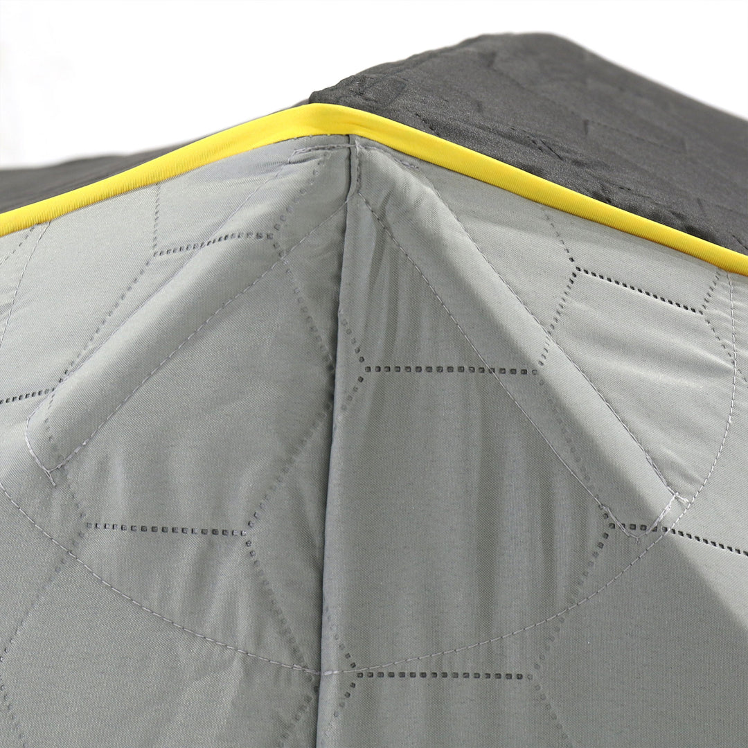 CLAM Portable 9 Ft Jason Mitchell X5000 Ice Fish Thermal Hub Shelter Tent (Used)