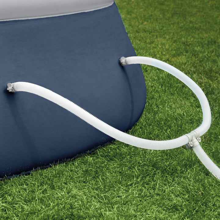 Intex 15ft x 42in Easy Inflatable Above Ground Pool w/ Ladder, Pump (For Parts) - VMInnovations