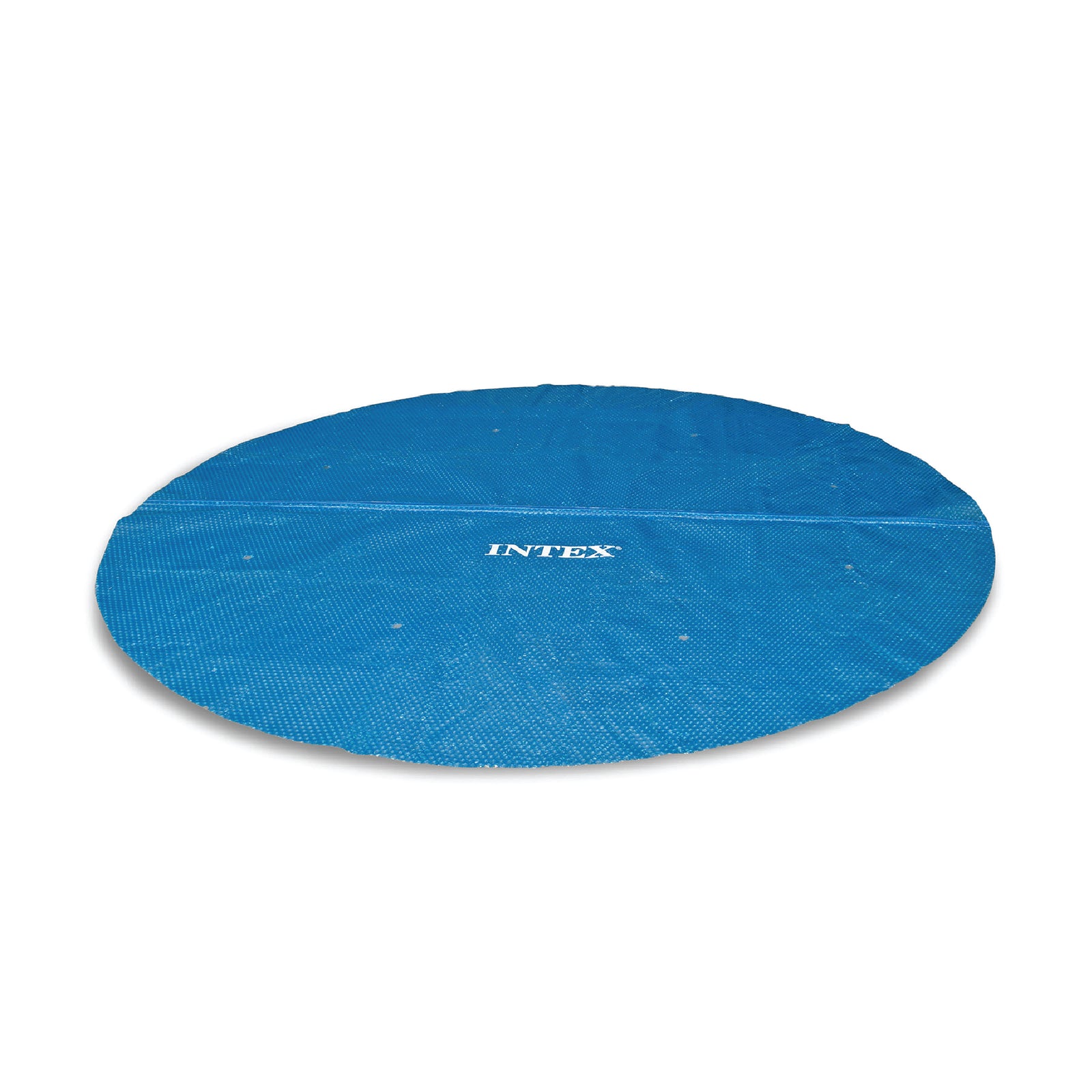 Intex 16 Foot Above Ground Swimming Pool Solar Cover with Carry Bag, Blue (Used) - VMInnovations