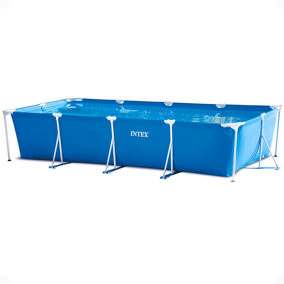 Intex 14.75ft x 33In Kids Rectangular Frame Above Ground Swimming Pool (Used)