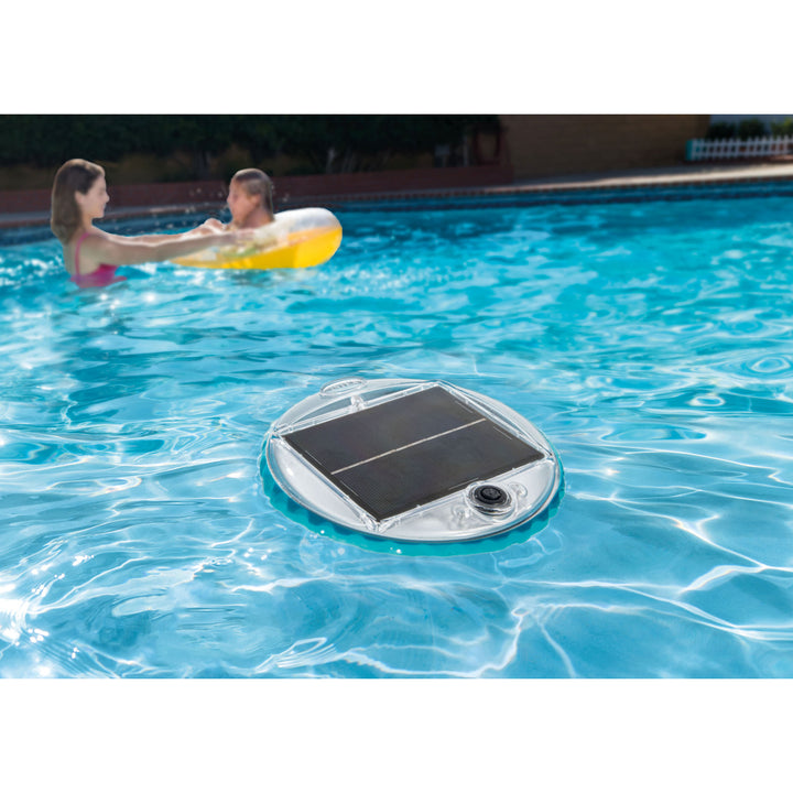 Intex Solar Powered LED Floating Pool Night Light, Color Changing (Open Box)