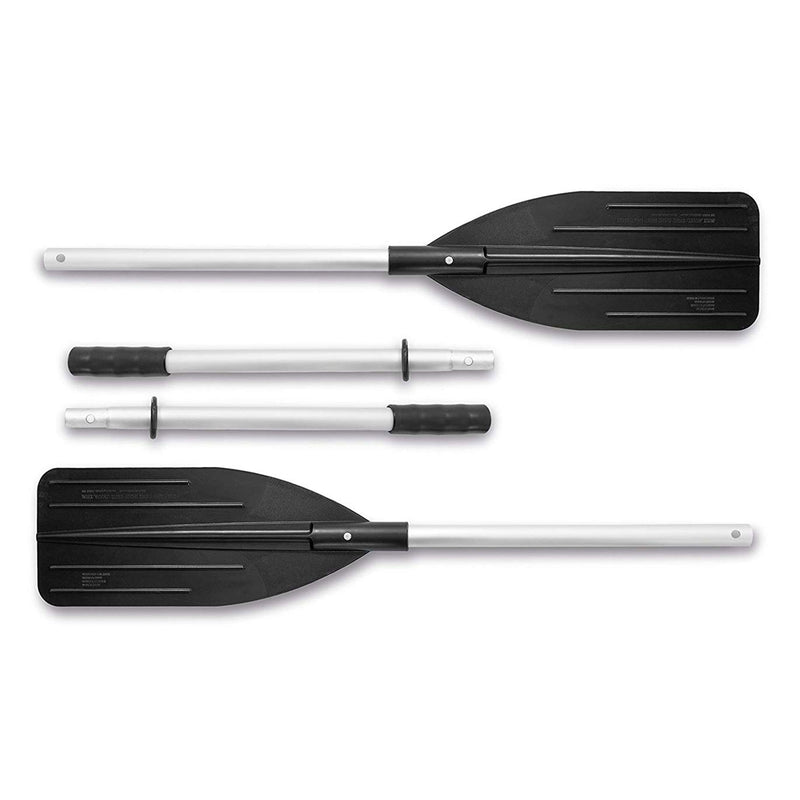 Intex 54 Inch Paddle 2 Piece Dual Purpose Inflatable Boat Oars, Pair (Open Box)