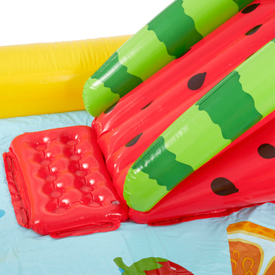 Intex Fun'N Fruity Inflatable Kiddie Pool Play Center Slide (Open Box) (2 Pack) - VMInnovations