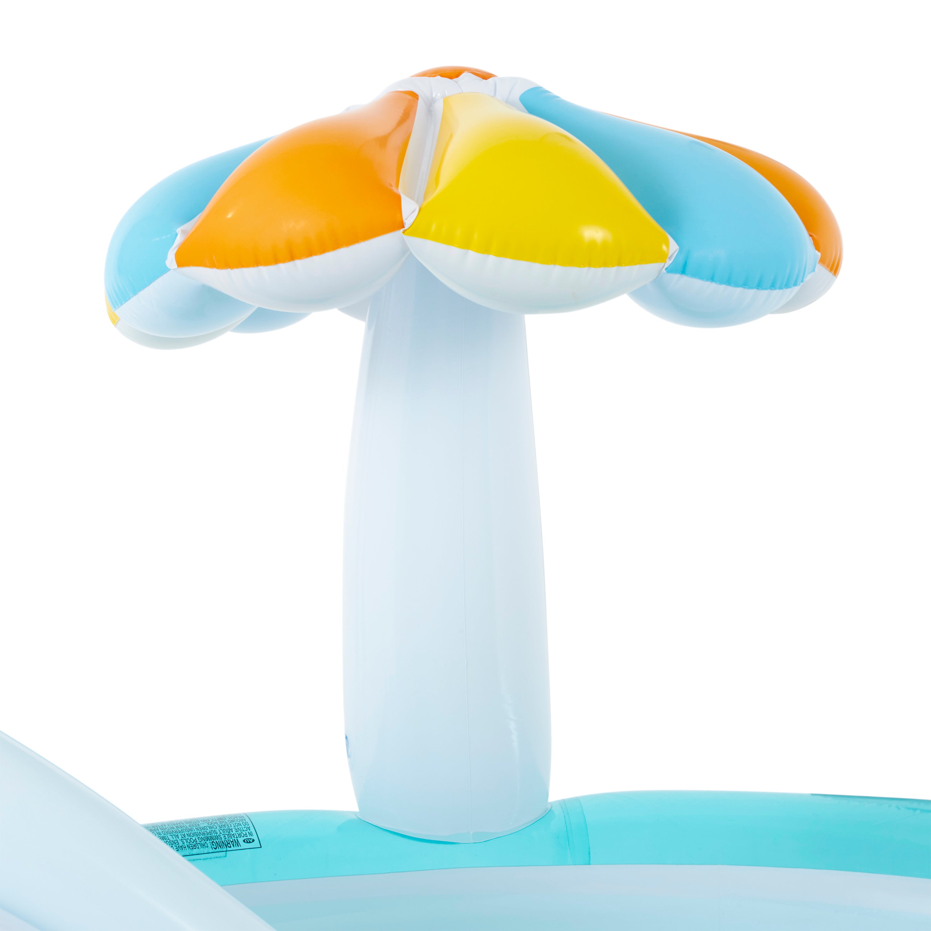 Intex Gator Inflatable Play Center Kiddie Pool with Slide & Fun Ballz, 100 Pack