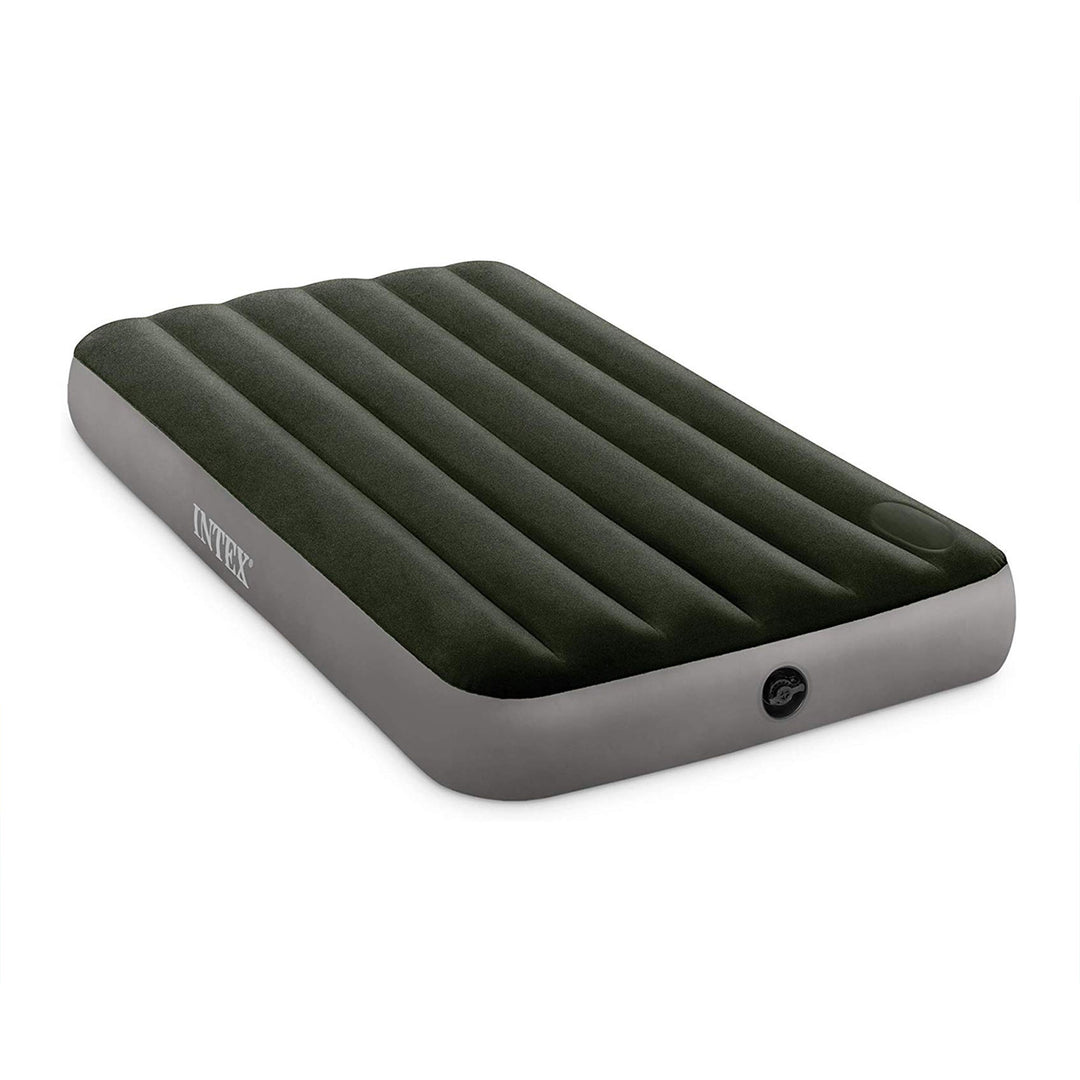 Intex Dura-Beam Series Downy Airbed with Built-In Foot Pump, Full Size (Used)