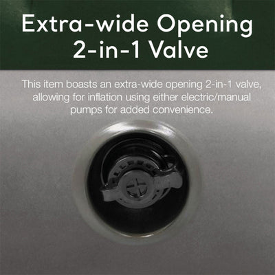 Intex Dura-Beam Series Downy Airbed with Built-In Foot Pump, Full Size (Used) - VMInnovations