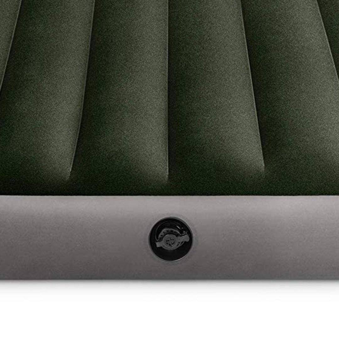 Intex Standard Dura Beam Downy Air Mattress Bed w/ Built In Pump, Queen (Used) - VMInnovations