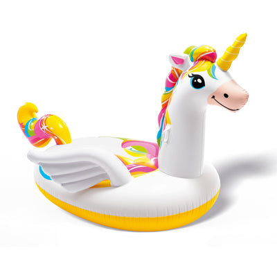 Intex 57291EP Giant Inflatable Mega Unicorn Island Ride On Swimming Pool Float
