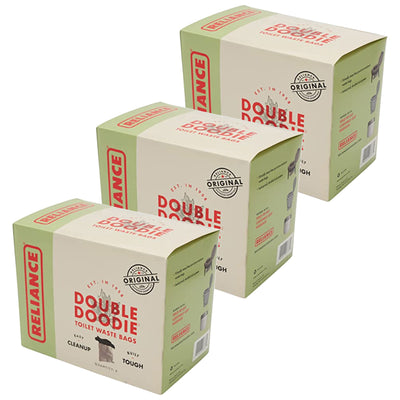 Reliance 2683-13 Double Doodie 2L Portable Camping Toilet Waste Bags (18 Bags) - VMInnovations