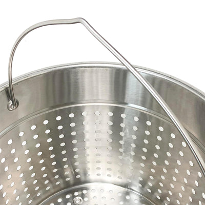 Bayou Classic 60 Quart Stainless Boil Steamer Cooker and Basket Kit (Used) - VMInnovations