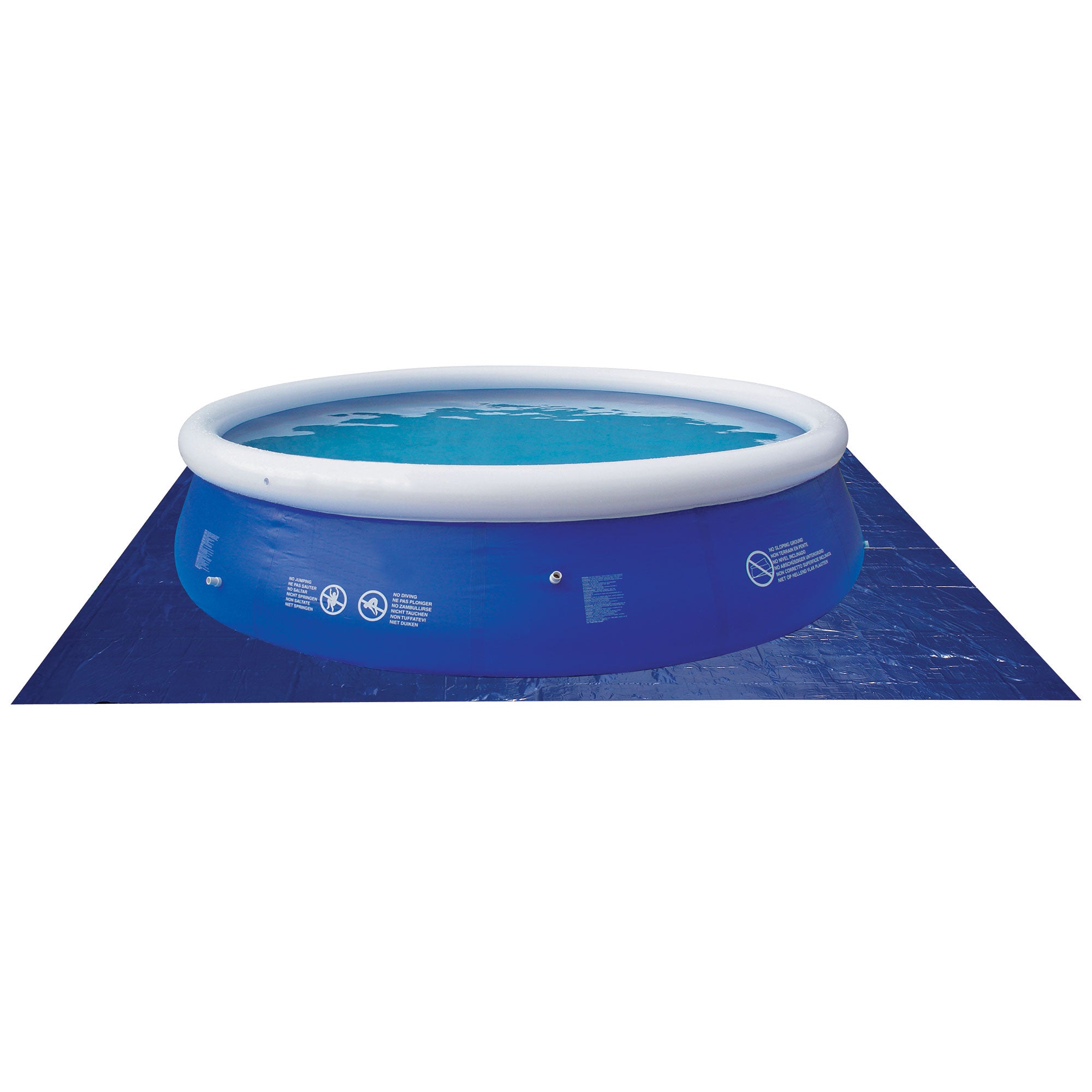 JLeisure 17811US 15Ft x 36" Prompt Set Inflatable Outdoor Backyard Pool (Used)