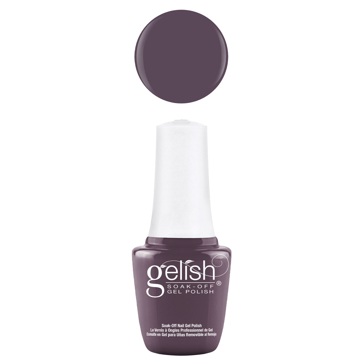 Gelish Midnight Caller Gel Polish, 6 Pack, 330 Count Nail Tip Kit, & Clear Coat