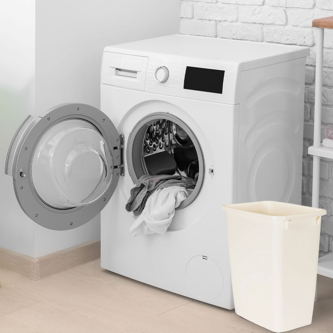 Rubbermaid 21 Quart Kitchen, Bathroom, and Office Trash Can, Bisque (Used) - VMInnovations