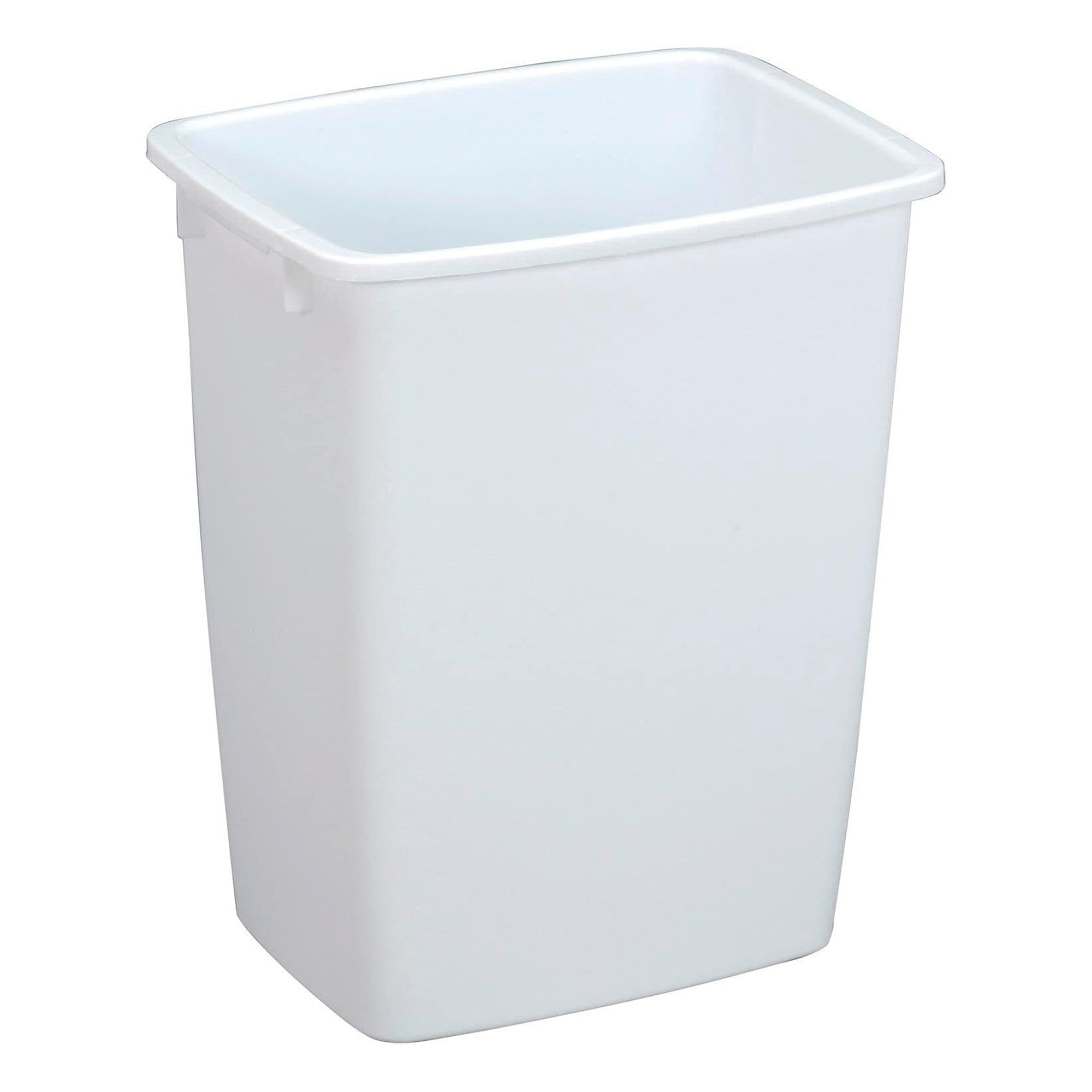 Rubbermaid Open Top Wastebasket, Large Plastic Trash Bin Container, 36 Qt, White - VMInnovations