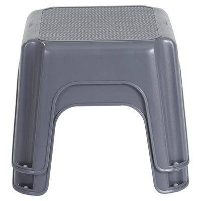 Rubbermaid Durable Plastic Small Step Stool w/ 250-LB Weight Capacity Gray(Used) - VMInnovations