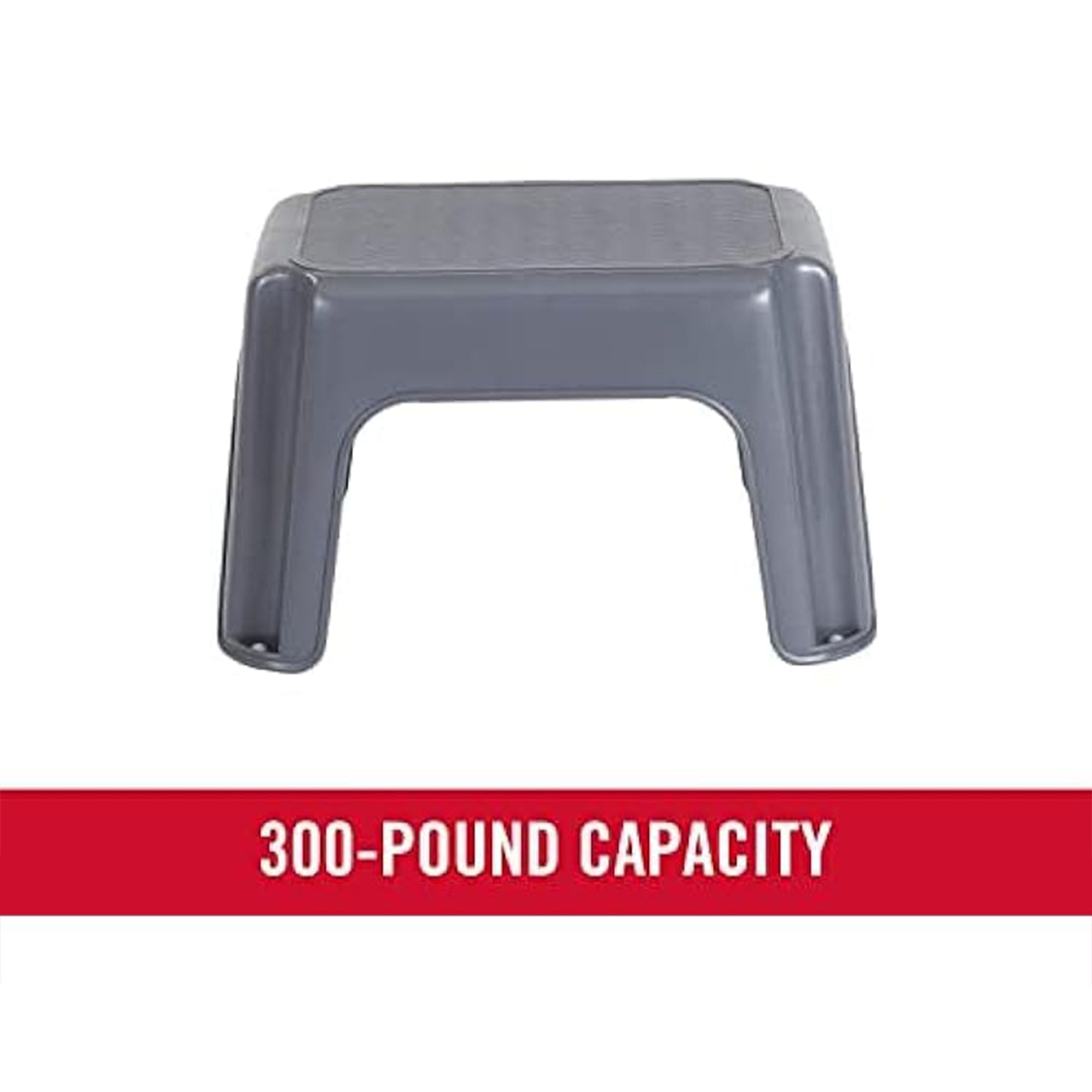 Rubbermaid Durable Plastic Small Step Stool w/ 250-LB Weight Capacity Gray(Used) - VMInnovations