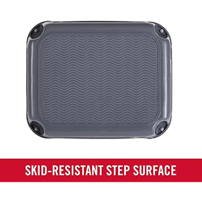 Rubbermaid Durable Plastic Small Step Stool w/ 250-LB Weight Capacity Gray(Used) - VMInnovations