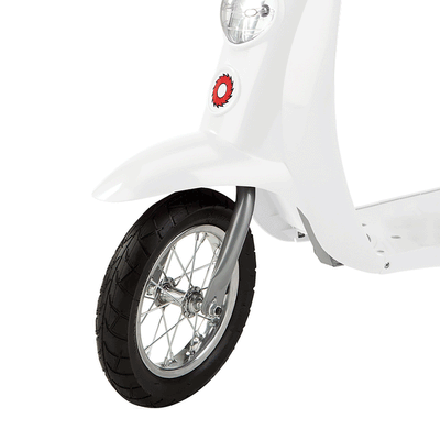 Razor Pocket Mod 24V Electric Retro Scooter, Kids Helmet, & Elbow & Knee Pads