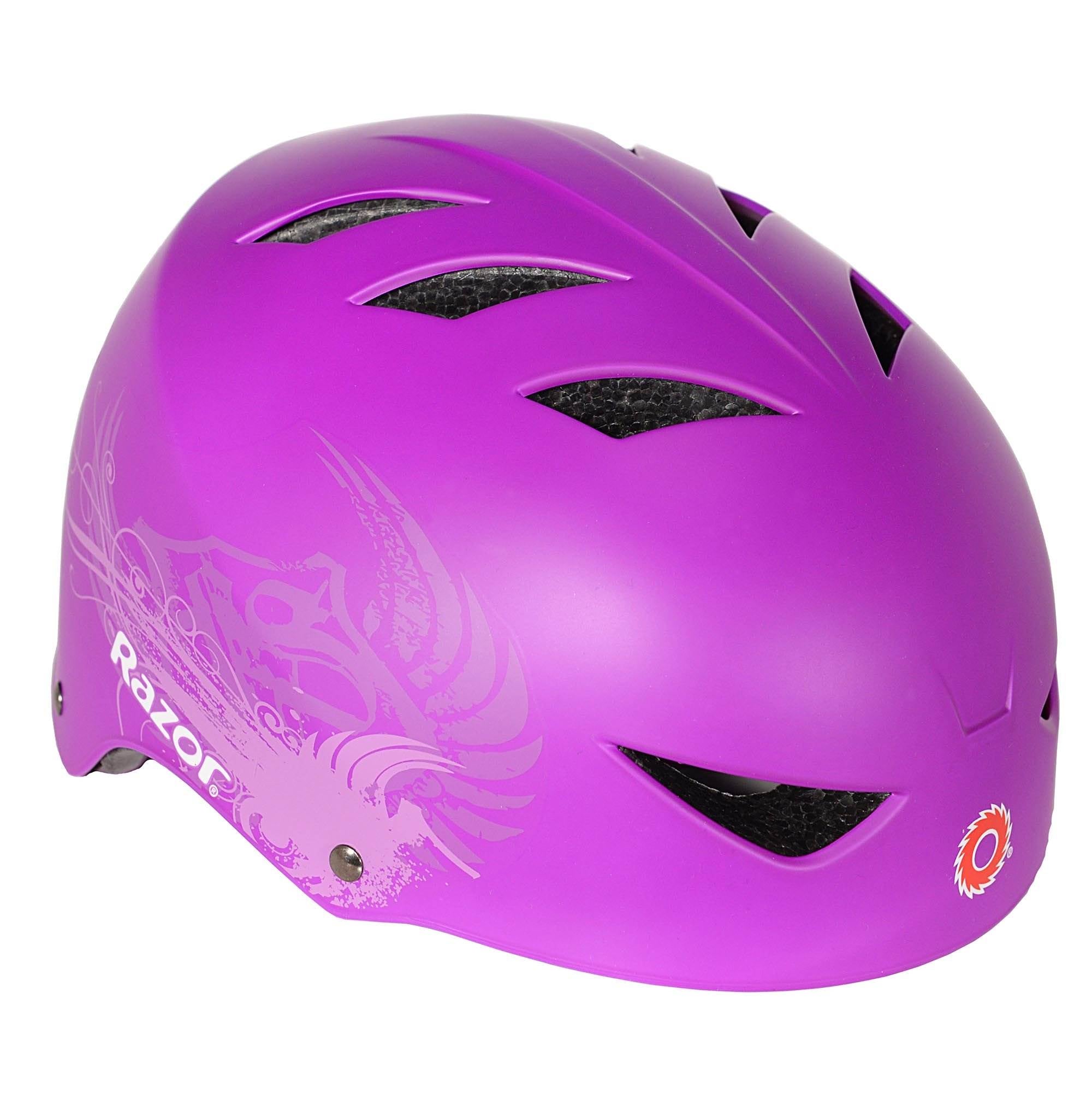 Razor Pocket Mod Electric Retro Scooter + Youth Sport Helmet + Elbow & Knee Pads - VMInnovations