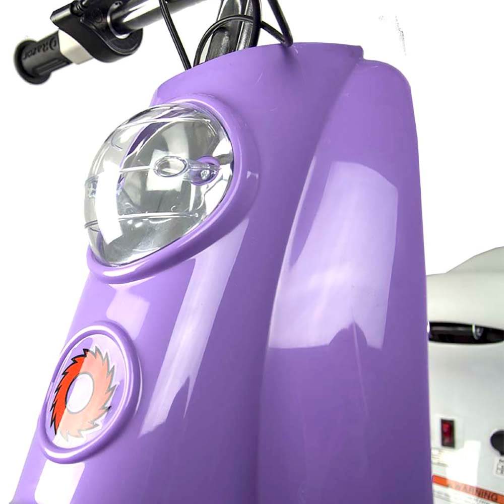 Razor Pocket Mod Mini Euro 24V Electric Kids Ride On Scooter w/ Helmet & Pads