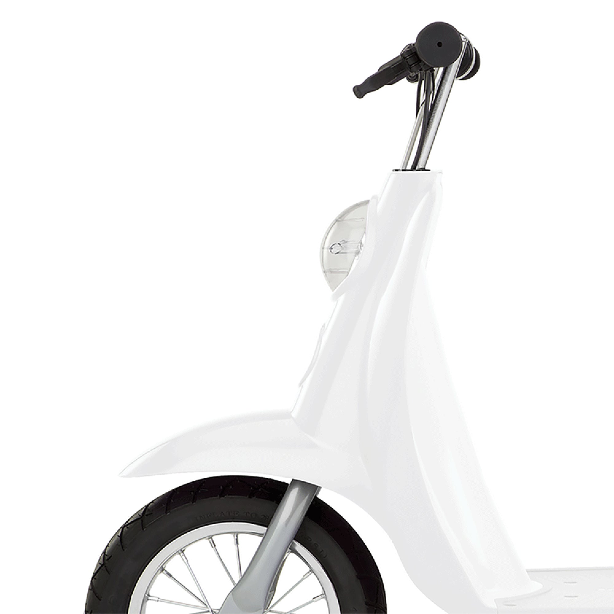 Razor Pocket Mod 24V Electric Retro Scooter, Kids Helmet, & Elbow & Knee Pads