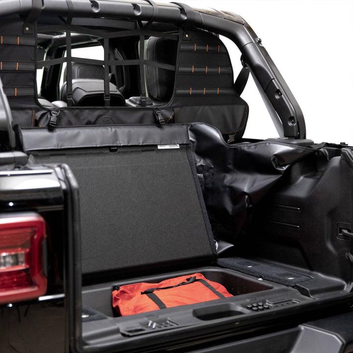 XG Cargo XG-302 Jeep Wrangler JK Sportsman Floor Liner (Speaker in Floor), Black - VMInnovations