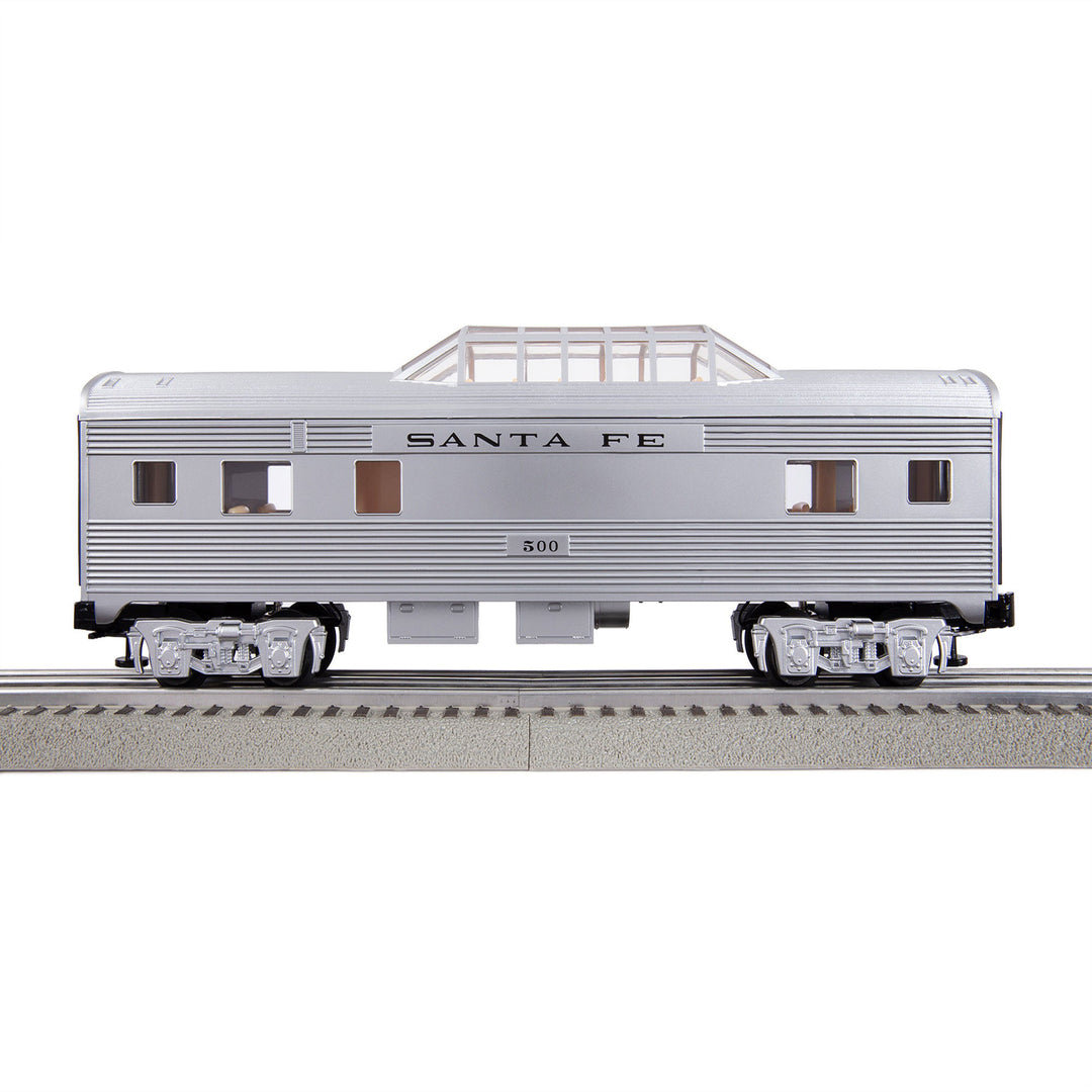 Lionel 684725 Santa Fe Add-On Vista Dome Train for Ready-to-Run Super Chief Set