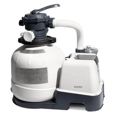 Intex 14 Inch Krystal Clear Pool Saltwater System and Sand Filter Pump (Used) - VMInnovations