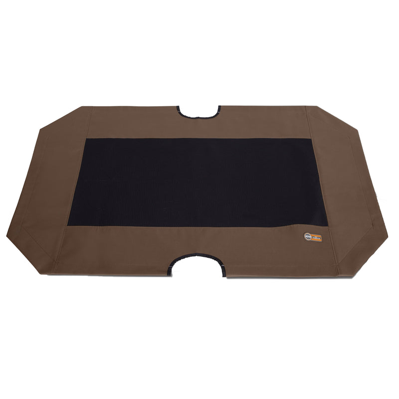 K&H Pet Products Original Mesh Elevated Cot Pet Bed, Brown and Black, Large