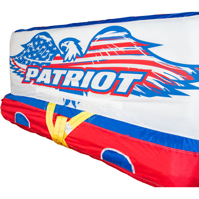 Airhead Patriot 3-Person Towable Kwik Connect Chariot Style Reversible Tube