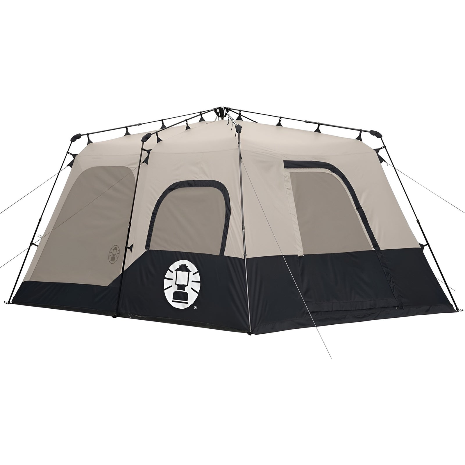 Coleman 8 Person Instant Cabin Tent, Outdoor Family Camping Shelter (Open Box) - VMInnovations