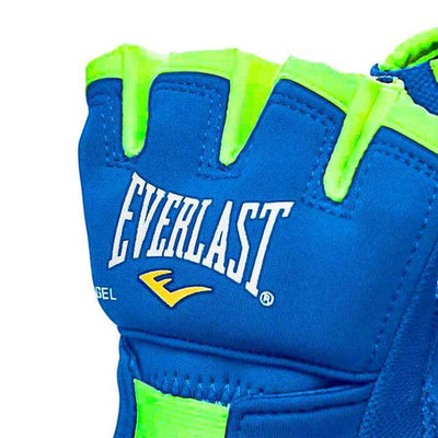 Everlast Powercore Freestanding Training Bag + EverGel Hand Wrap Gloves, Blue XL