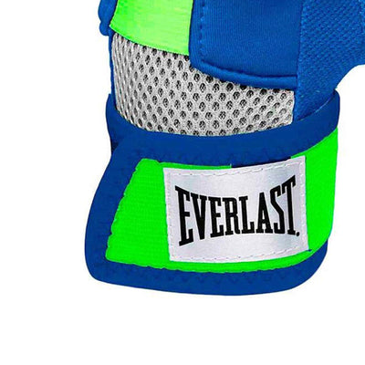 Everlast Powercore Freestanding Training Bag + EverGel Hand Wrap Gloves, Blue XL