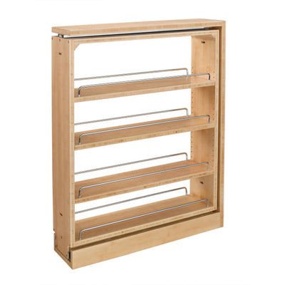 Rev-A-Shelf 432-BF-6C 6" Base Filler Pull Out Between Cabinet Rack (Open Box)