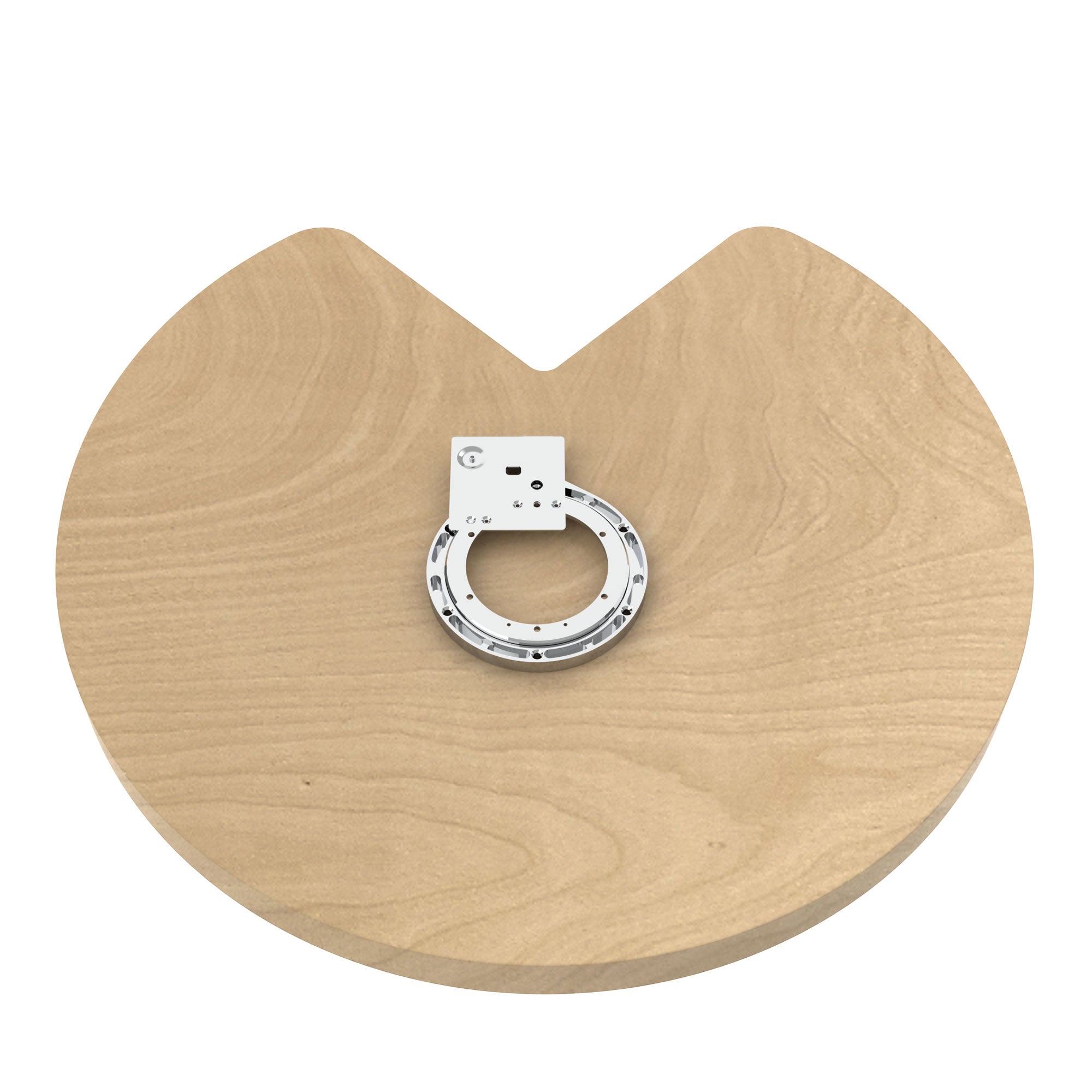 Rev-A-Shelf 4WLS401-32-BS52 32 Inch Wood Kidney Swivel Lazy Susan (Open Box)