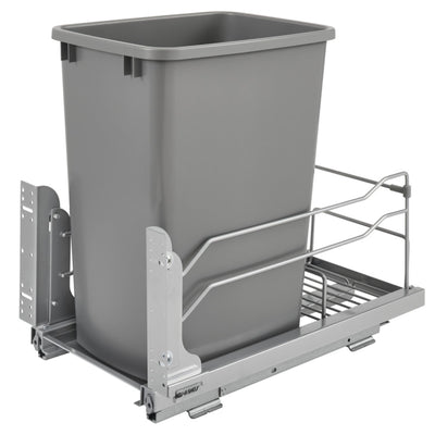 Rev A Shelf Single 35 Quart Pullout Waste Container Trash Can (Open Box)