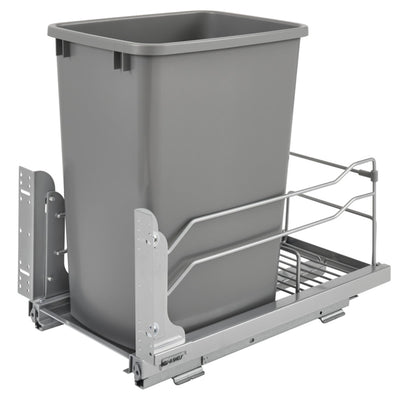Rev-A-Shelf Pull Out Kitchen Trash Can 35 Qt with Soft-Close, 53WC-1535SCDM-117
