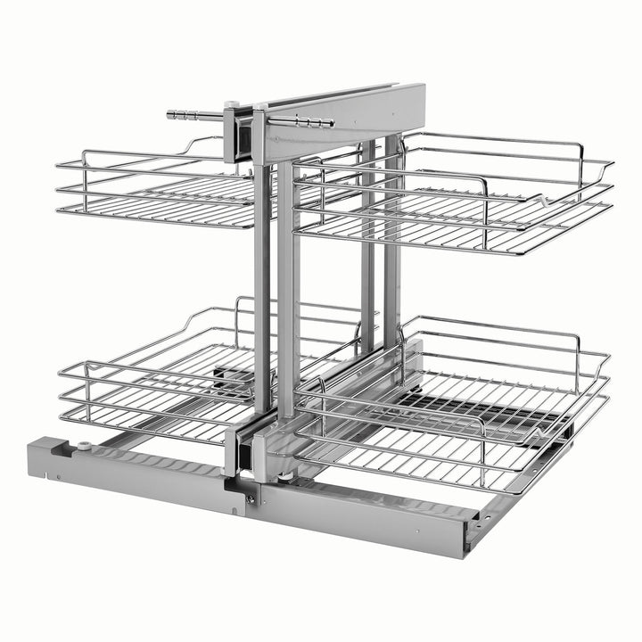 Rev-A-Shelf 15'' Pullout Blind Corner Kitchen Cabinet Organizer, 5PSP-15-CR