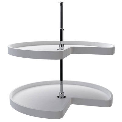Rev-A-Shelf 6472-32-11-52-U-A 32" Polymer Kidney 2 Shelf Lazy Susan (Open Box)