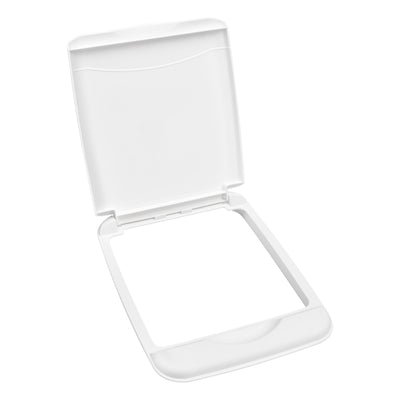Rev-A-Shelf 35-Quart Waste Container Trash Recycling Lid, White (Used)