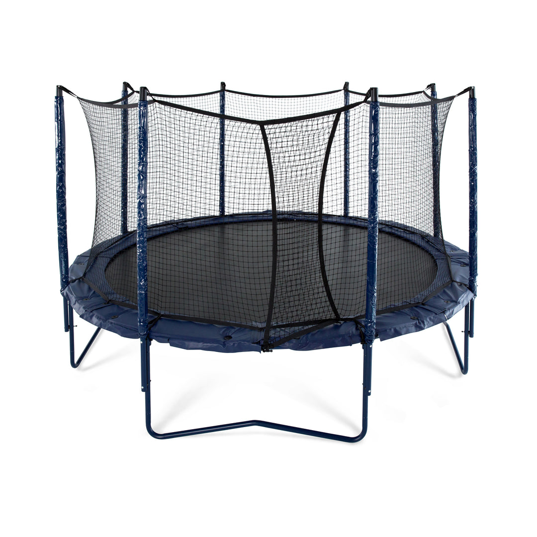 JumpSport Elite 14 Foot StagedBounce Technology Trampoline System with Enclosure - VMInnovations