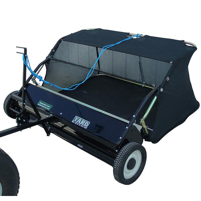 Yard Tuff 38" Quick Assembly Tow Style Lawn Sweeper for Debris, Leaves, & More