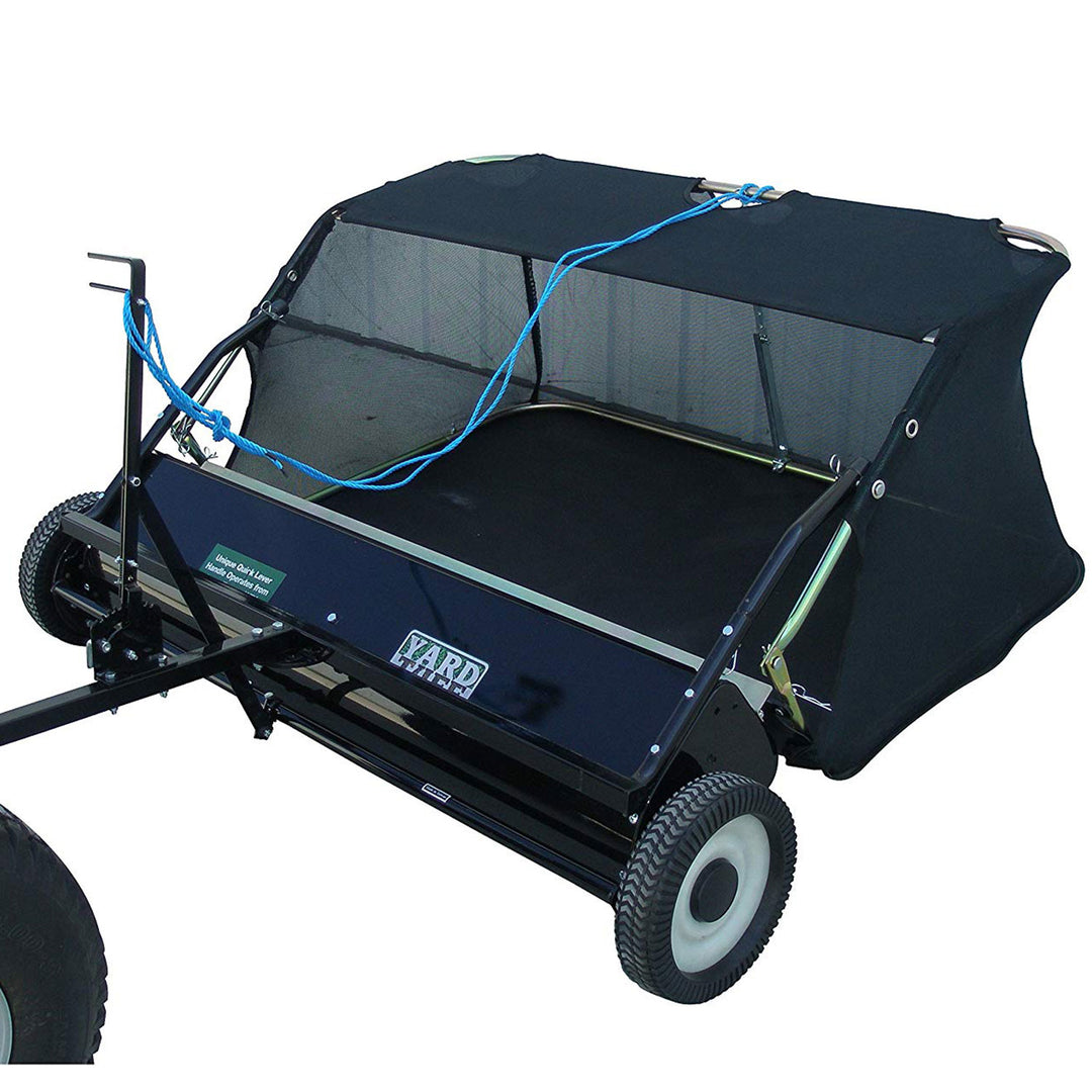 Yard Tuff 38" Tow Style Lawn Sweeper for Debris, Leaves, & More (Open Box)